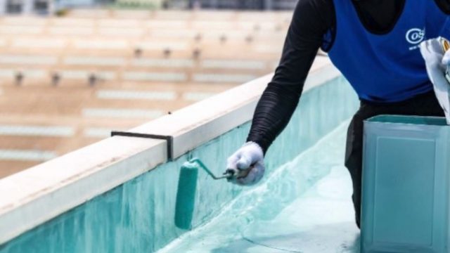 新東亜工業: 大規模修繕工事(東京本社|防水工事・外壁塗装)